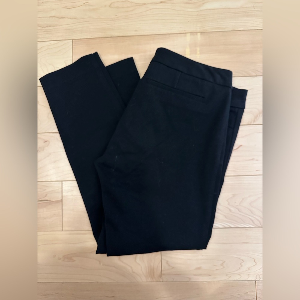 Y2K Cynthia Rowley Black Low Rise Cotton Dress Pants Trousers Office Siren